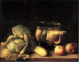 Cabbage and pot
