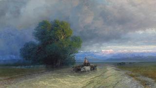 Carts in a Flooded Valley