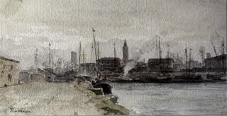Docks and Railway Station, Ravenna