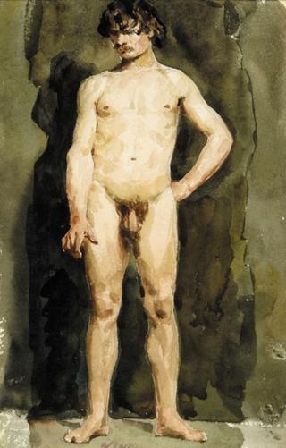 男子裸体
