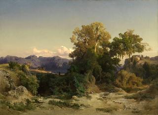 Landscape in the Roman Campagna