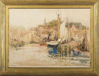 Gloucester Harbor, View of Town