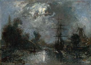 Harbor by Moonlight
