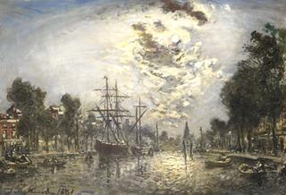 Rotterdam in the Moonlight
