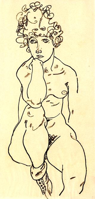 Seated Nude, Front View