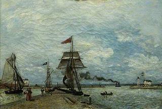 Port Entrance at Honfleur