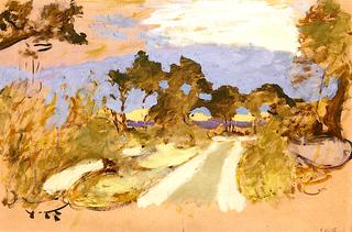 A Path to the Country in Brittany