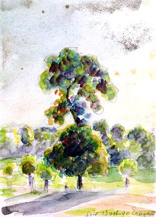 Eragny, Evening