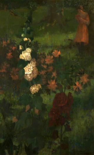 Hollyhocks
