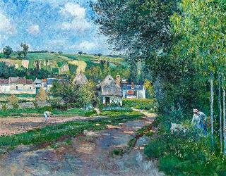 View of Auvers on the Oise