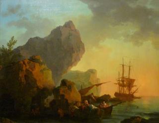 Seascape at Sunset