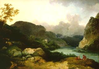 Lake Scene, Evening