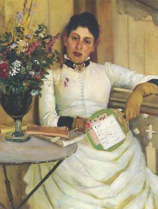 On the veranda