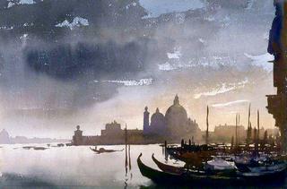 Evening after the storm in Venice