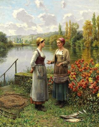 Two Women in a Landscape