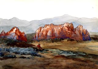 In the Garden of the Gods, Pikes Peak, Colorado, U.S.A.