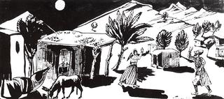 Illustration for "Brave Nazar" Fairytale