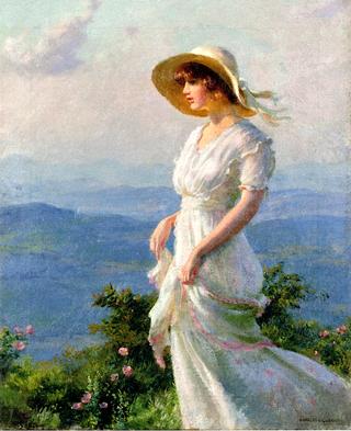 Woman with a Straw Hat