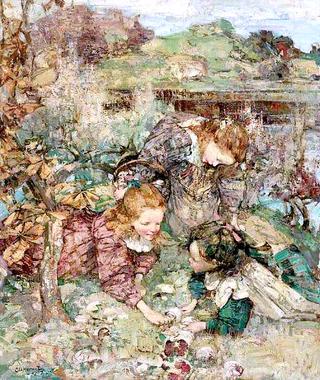 The Little Mushroom Gatherers