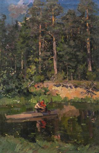 Anglers in Okhotino