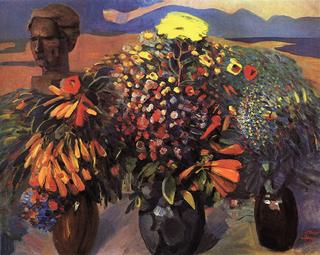 Flowers with a Bust