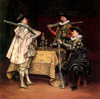 Discussing the Day’s Shoot