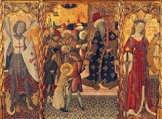 Saint Michael, Martyrdom of Saint Eulalia and Saint Catherine