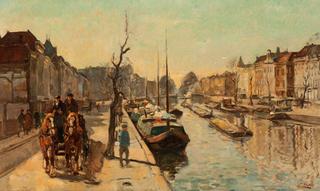 Summer's day on the Groenewegje in the Hague