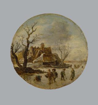 Winter Landscape with Skaters