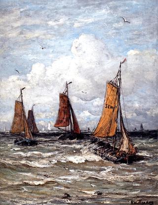 Bomschuiten Setting out Off Scheveningen