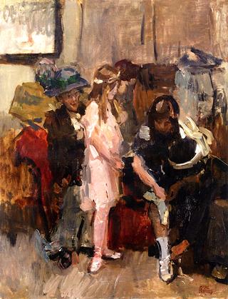 In the Dressing Room of the Ballet School, London