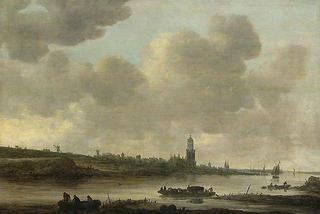 View of Rhenen on the Rhine with the Church of Saint Cunera