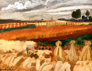 Field of Wheat before the Storm