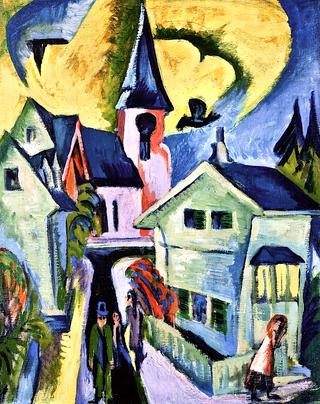 Königstein with Red Church