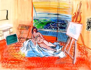 Nude in the Studio in Vence