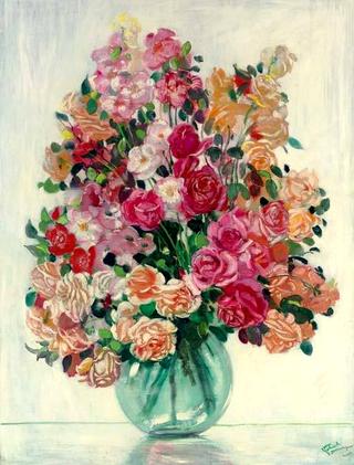 Grand bouquet de roses