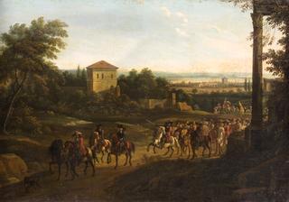 Landscape with Riders
