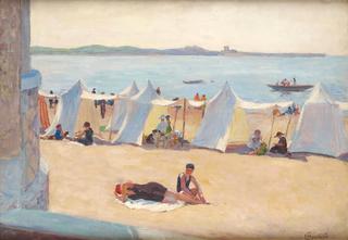 On the Beach at Saint Jean de Luz
