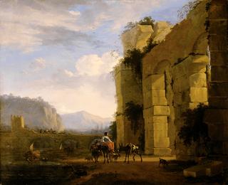 Italian Landscape with Aqueduct