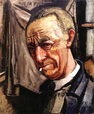 Self-Portrait with Cigarette