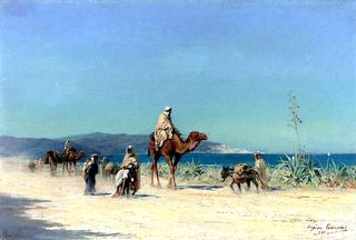 Arabs on a Coastal Road
