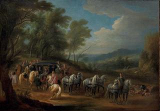 Louis XIV en carrosse