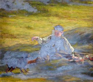 Boy with a Dog