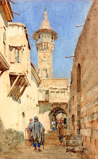 A Sunlit Street in Jerusalem