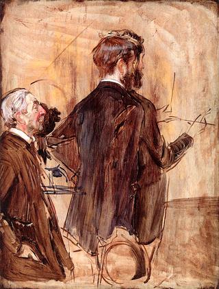 Connoisseurs in an Artist's Studio