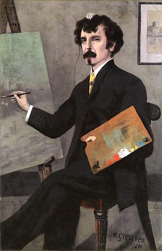 James McNeill Whistler, Seated at an Easel