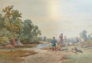Otter hunting - calling hounds off