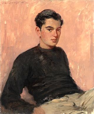 Portrait of Jeremy Spenser in a Black Jumper