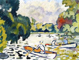 Boats in the Bois de Boulogne