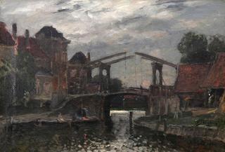 Dutch Cityscape with Bridge